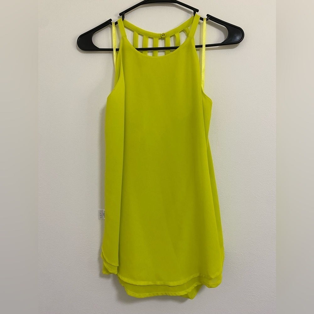 Naked Zebra Lemon Yellow Top
